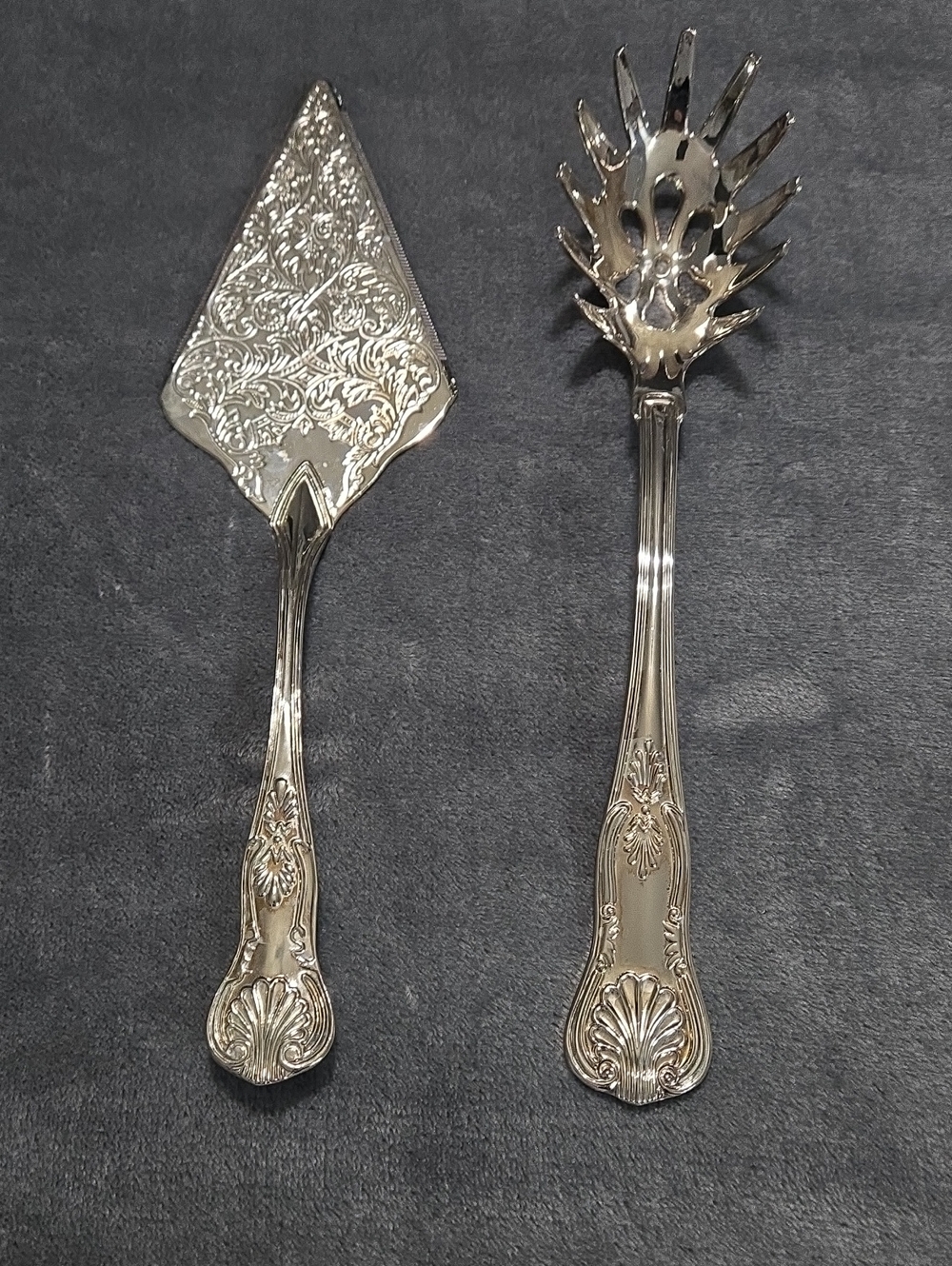 Vintage Silverplate Serving Pieces Kings Pattern by F.B. Rogers